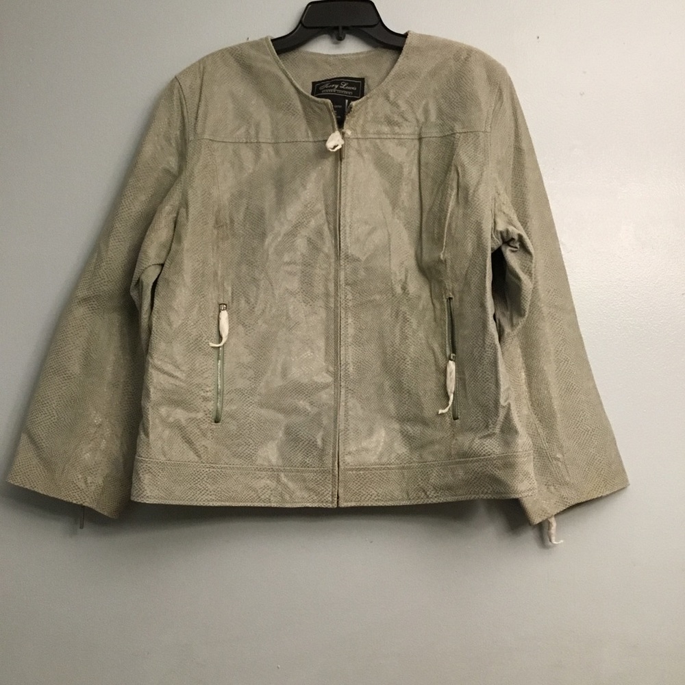 TERRY LEWIS CLASSIC leather JACKET